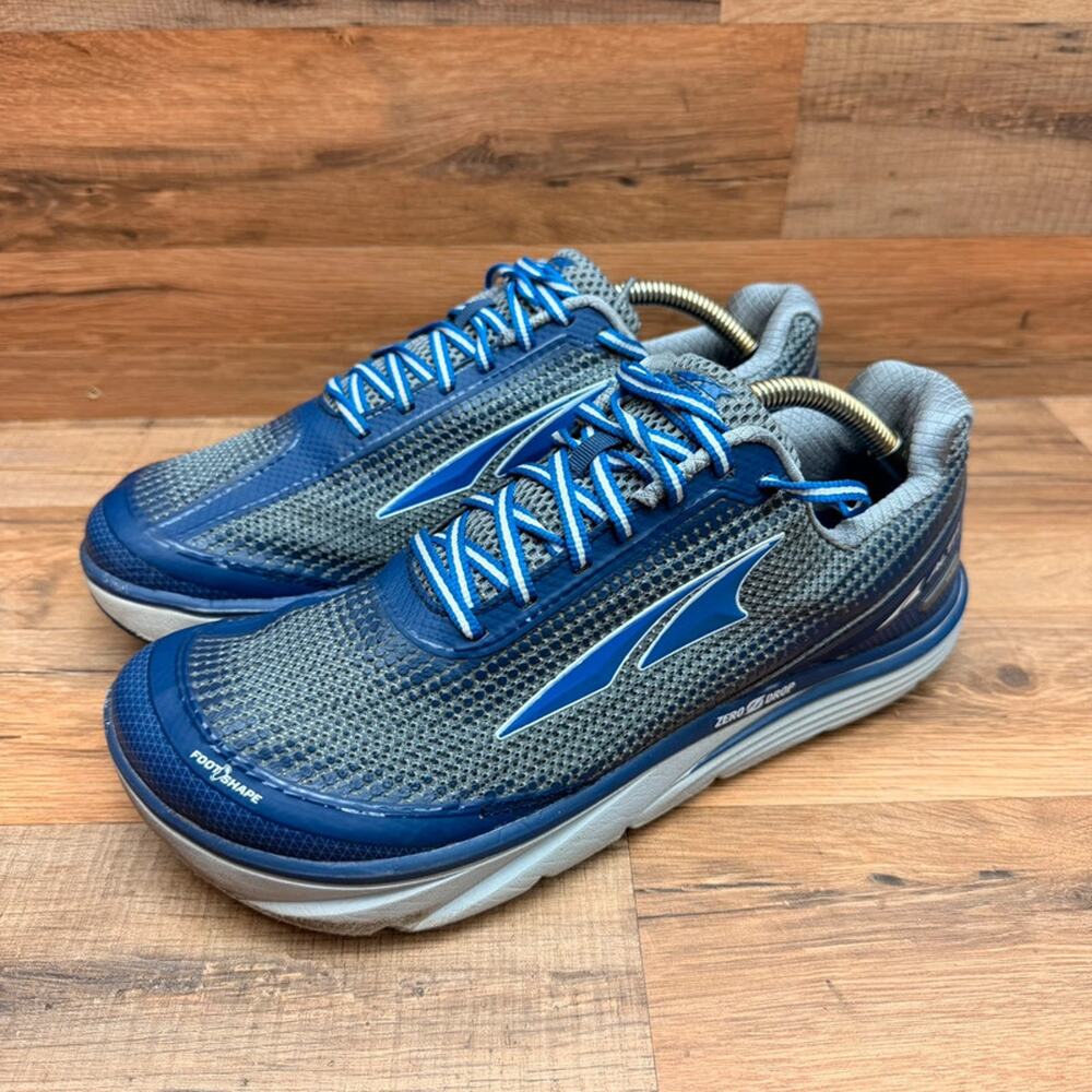 Altra Torin 3.0 Mens Size 11 Running Shoes Gray Blue Zero Drop Road AFM1737F-3
